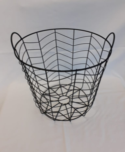 Black Wire Round Basket