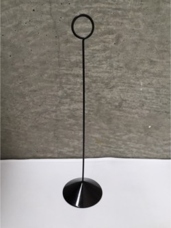 Table Number Stand Black 325mm