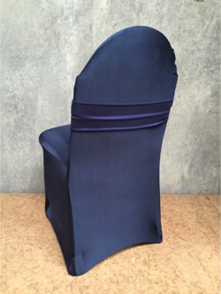 Chair Cover Navy Blue Lycra