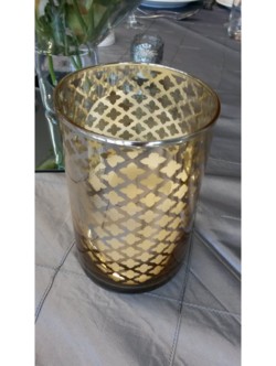 Gold Trellis Vase