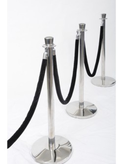 Stanchion Rope Black