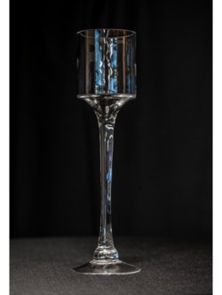 Candle Holder Glass Stem 40cm