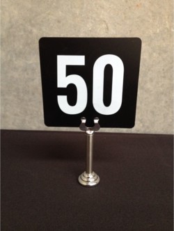 Table Number Stand 80mm