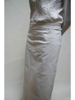 Apron White Full Length