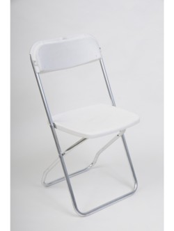 White Folding Chair