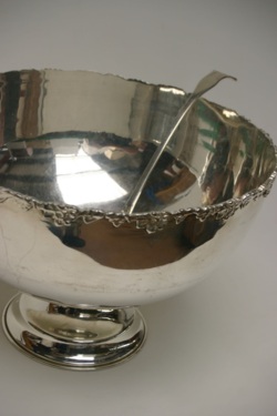 Punch Bowl Silver Ornate