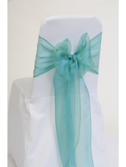 Ocean Green Organza