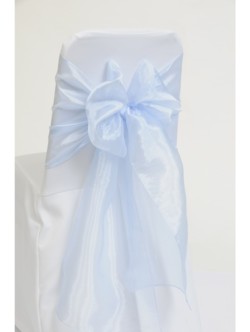 Ice Blue Organza