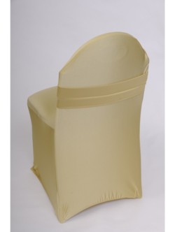 Chair Cover Gold Lycra