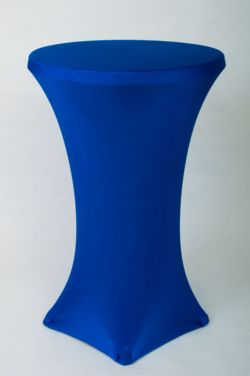 Blue Lycra Bar Leaner Cover