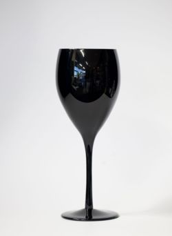 Black Wine Glass