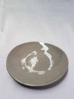 Irregular Side Plate Grey 20cm