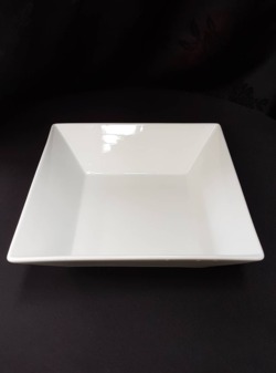 Bowl Square White 28cm