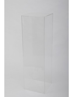 Plinth Clear Perspex 90cm