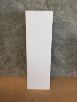Plinth White Perspex 90cm