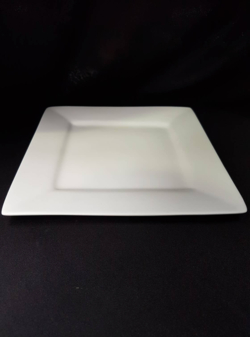 Oriental White Square 30cm Plate