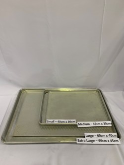 Oven Trays Aluminium - Small