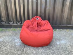Bean Bag Dark Red