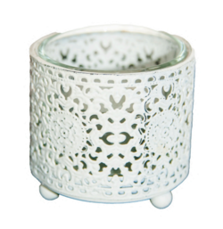 Tea Light Marrakesh White