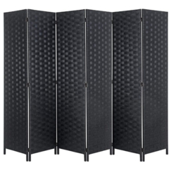 Black Wooden Wall Divider