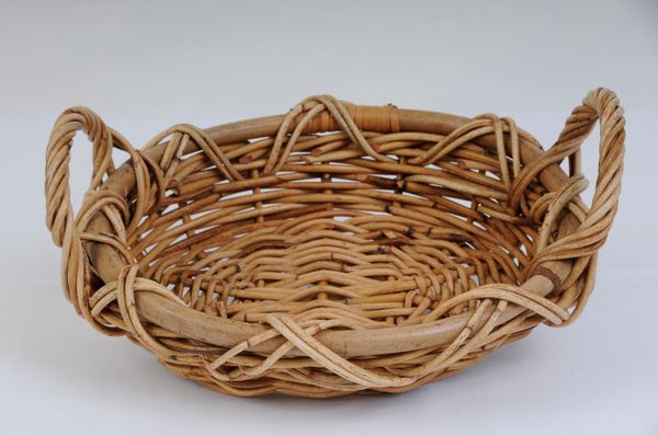 Cane Bread Basket Oval