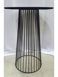 Bird Cage Bar Leaner - Black