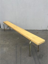 Wooden Bench Seat 2.4m