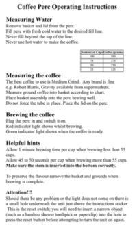 Coffee Perc 100 Cup