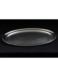 Platter Stainless Steel Oval Large 