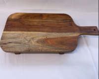 Natural Paddle Serving Board On Legs