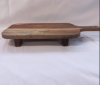 Natural Paddle Serving Board On Legs