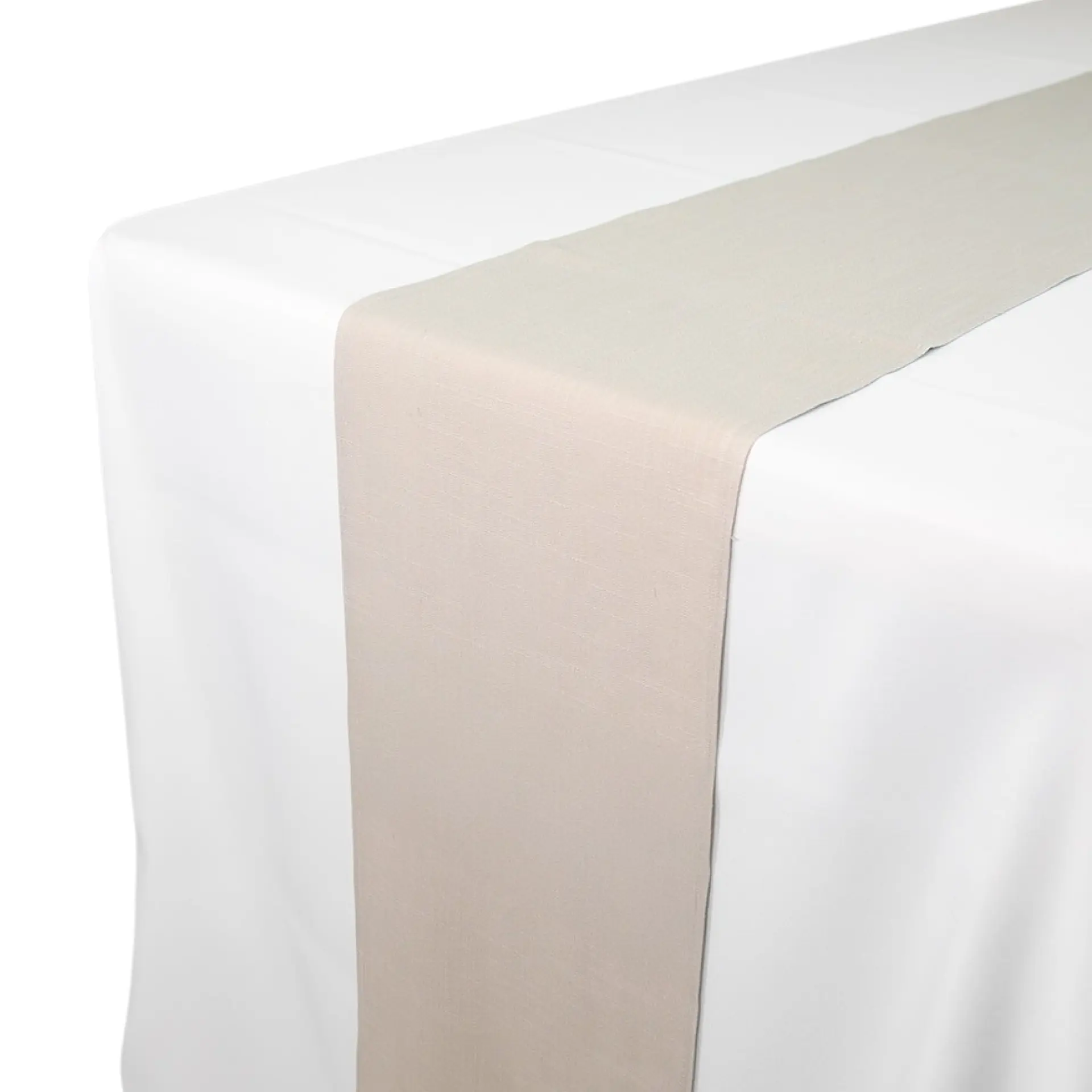 Insphire_Auckland_Hire-Table Runner Natural Linen Look