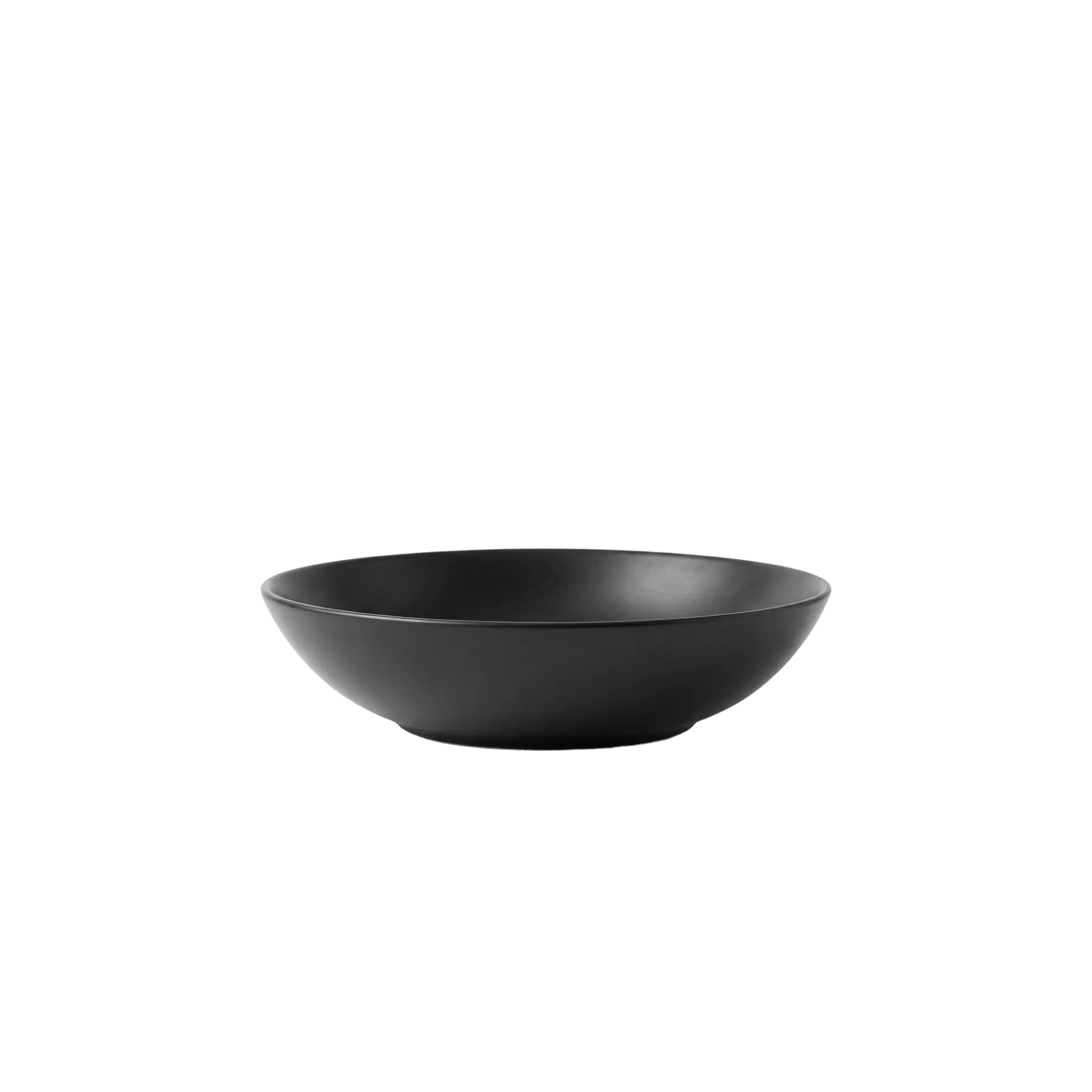 Insphire_Auckland_Hire_Dinnerware_Black Dessert Bowl
