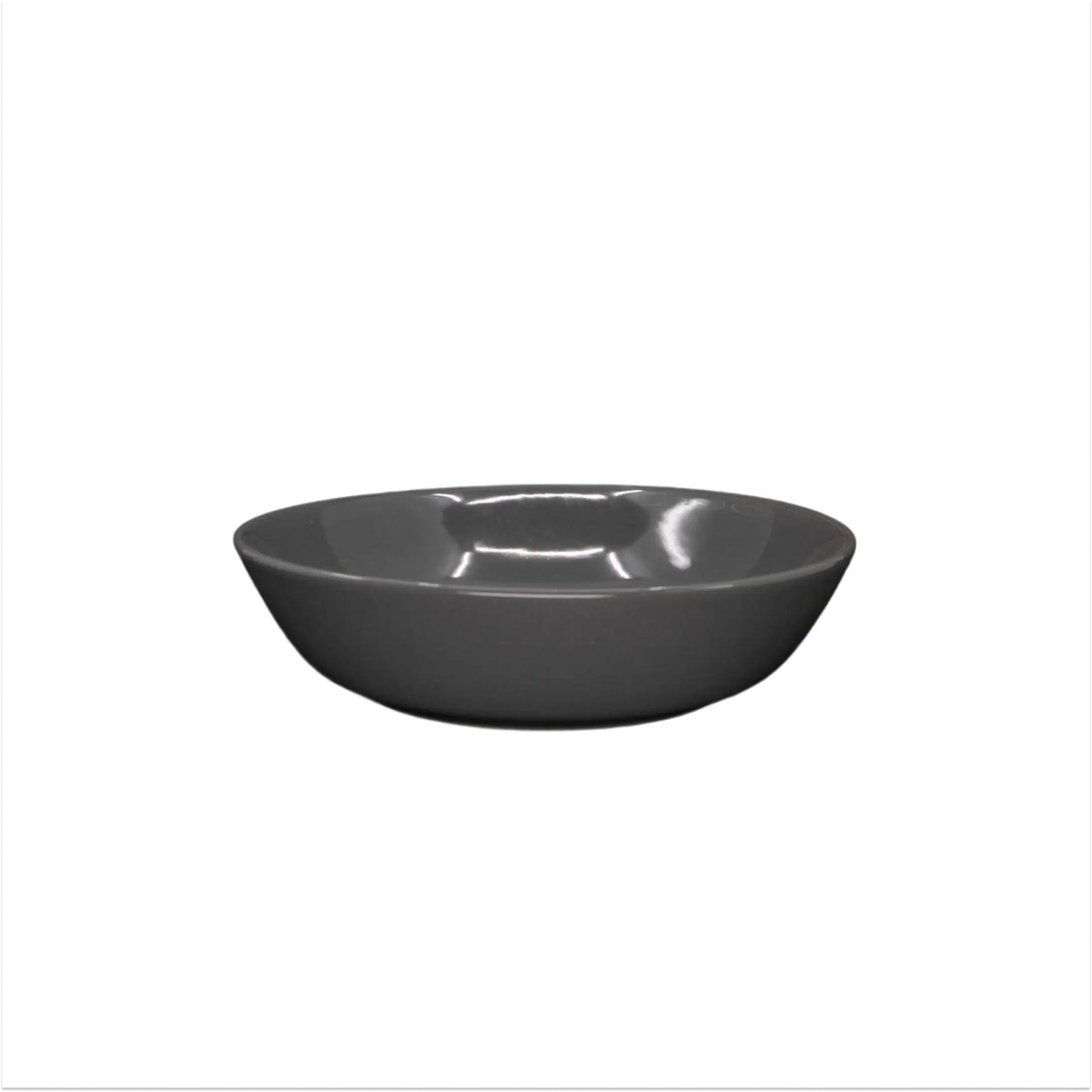 Insphire_Auckland_Hire_Dinnerware_Grey Coupe Bowl 20cm