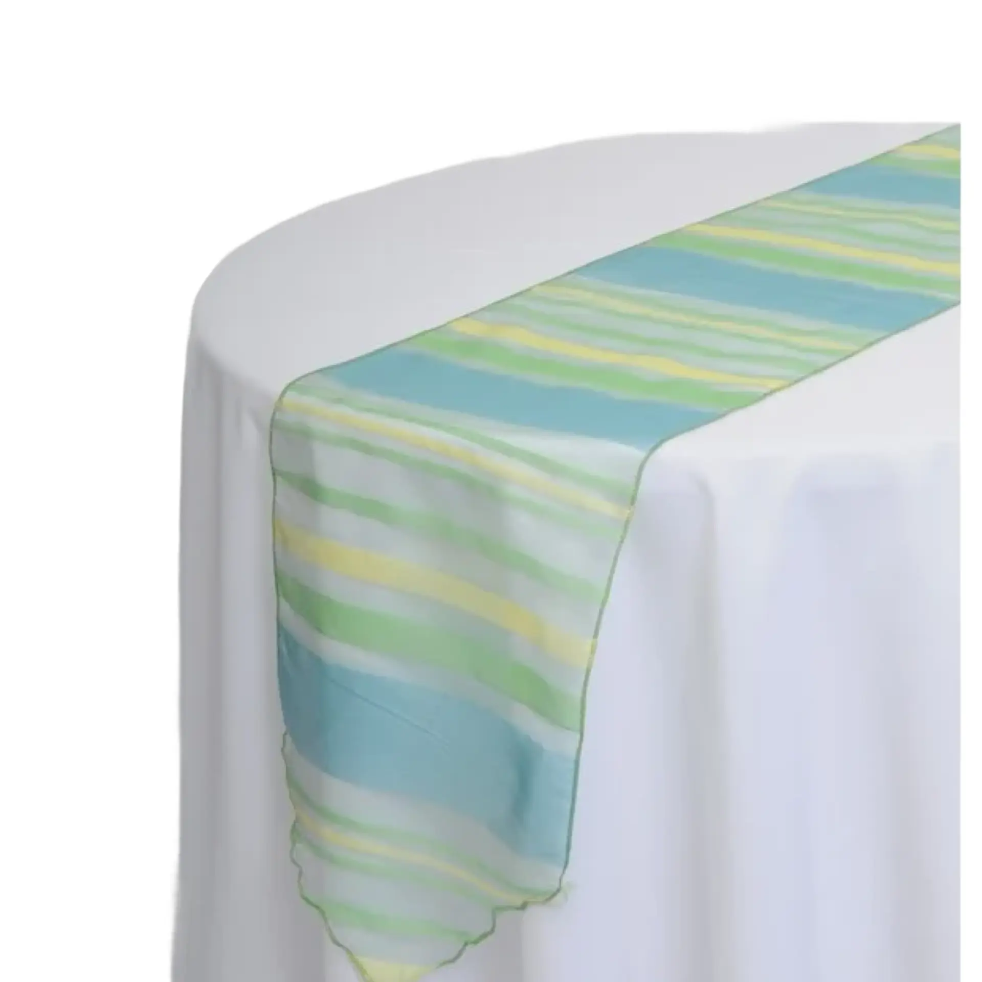 Insphire_Auckland_Hire_Table Runner Summer Stripe