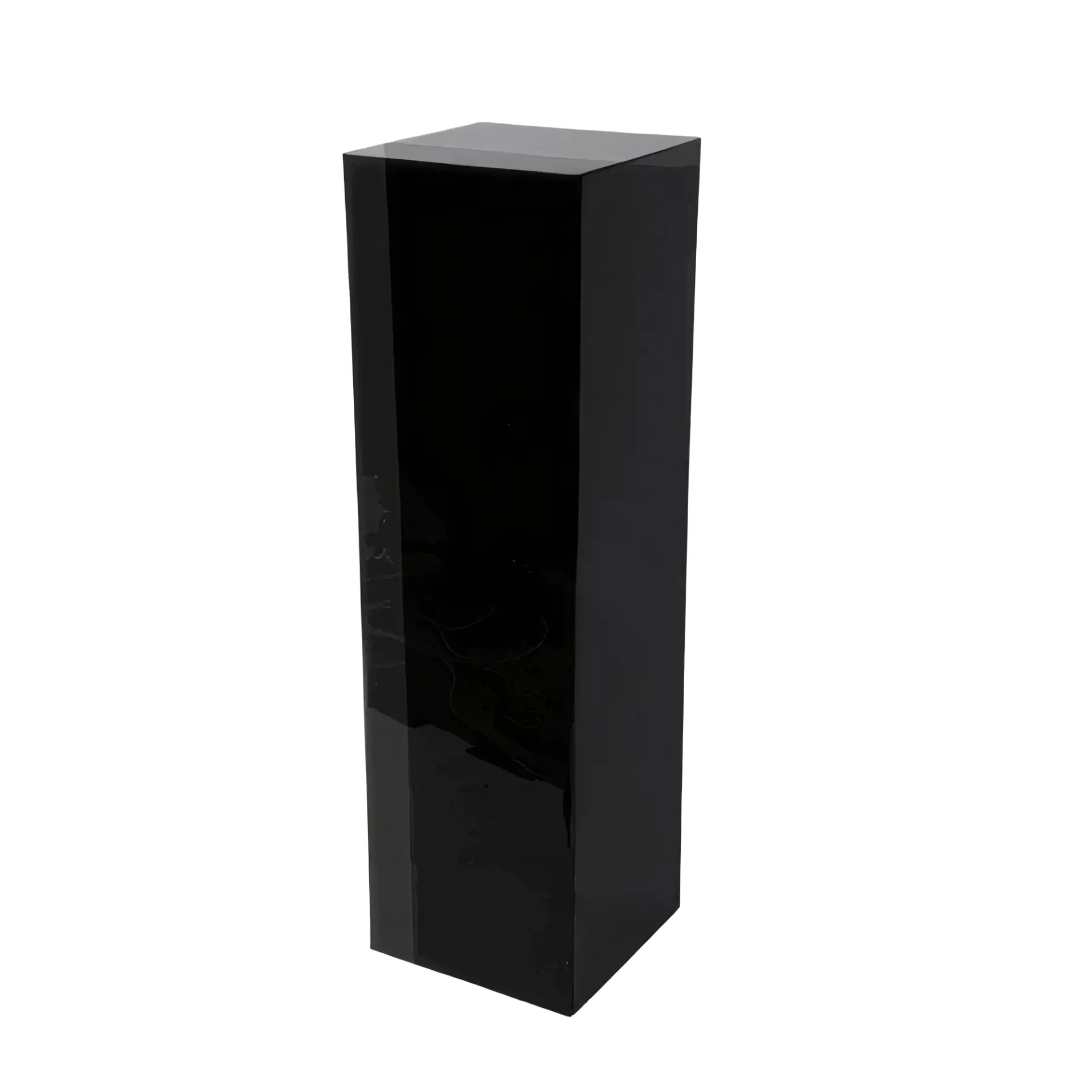 Insphire_NZ_Auckland_Hire_Table_Plinth_Plinth Black Perspex 90cm