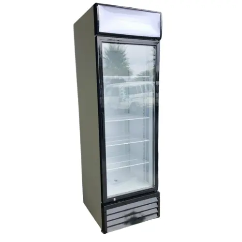 Single Glass Door Fridge - 430L - SIZE 1 (incl lead, plug, clips, shelves) (Copy)
