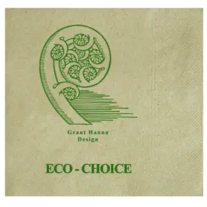 Cocktail 1 Ply 4 Fold Eco Choice Napkin