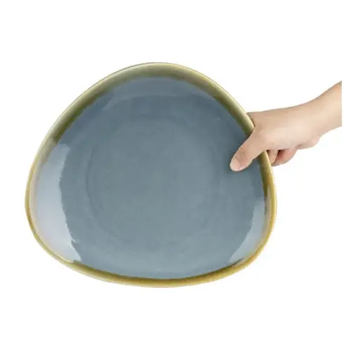 Ocean Blue Triangle Platter