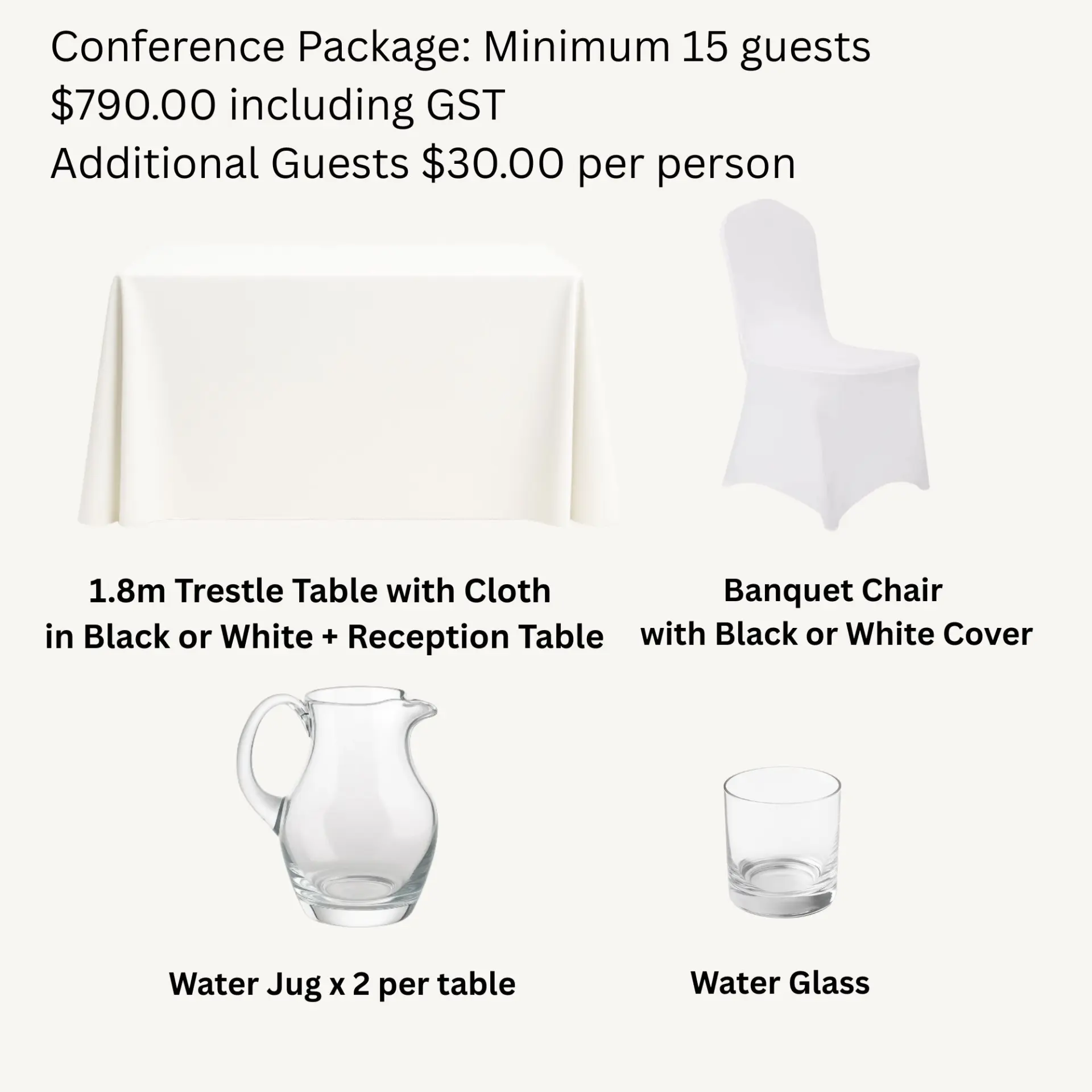 Corporate Conference Package – Minimum 15 Guests