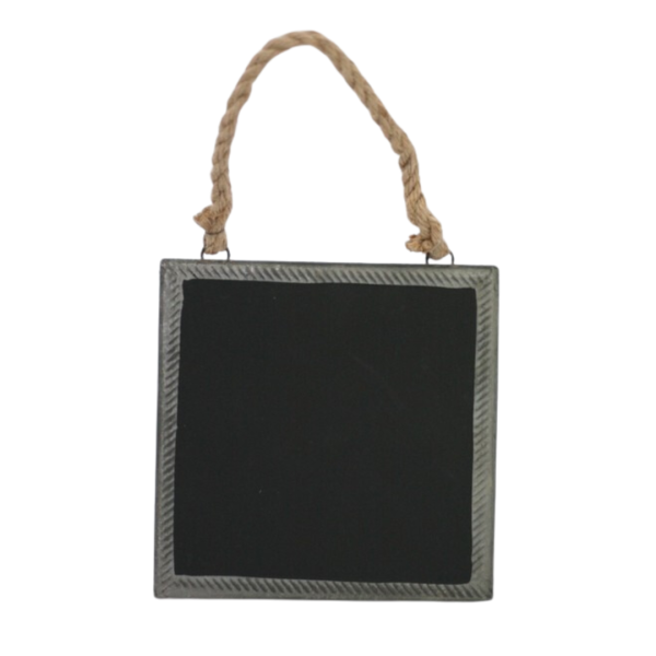 Blackboard Metal Square Small + Chalk
