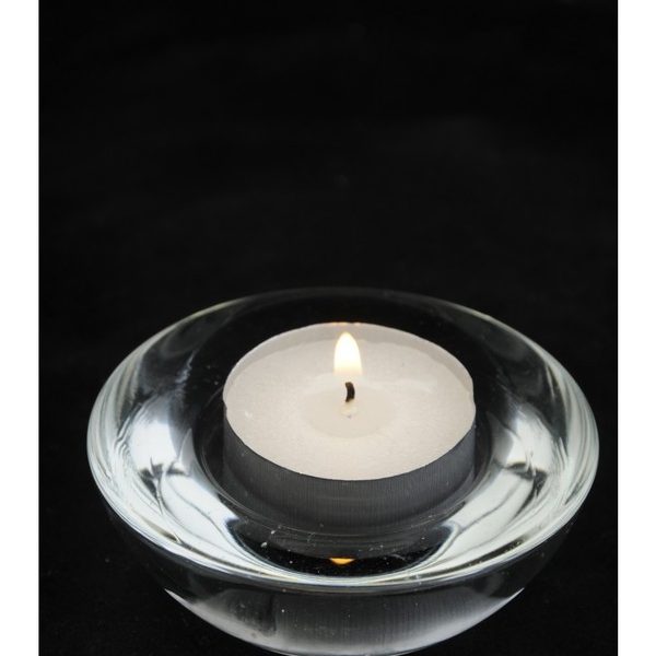 Tea Light Flat Bowl Rounded