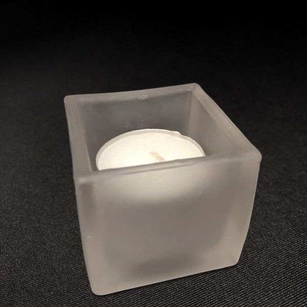Tea Light Frosted Square