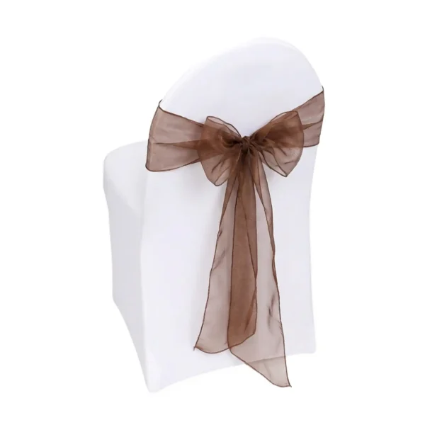 Insphire_Auckland_Hire-Accent Chocolate Organza