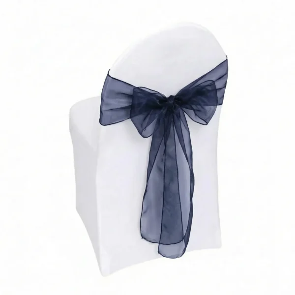 Insphire_Auckland_Hire-Accent Navy Blue Organza