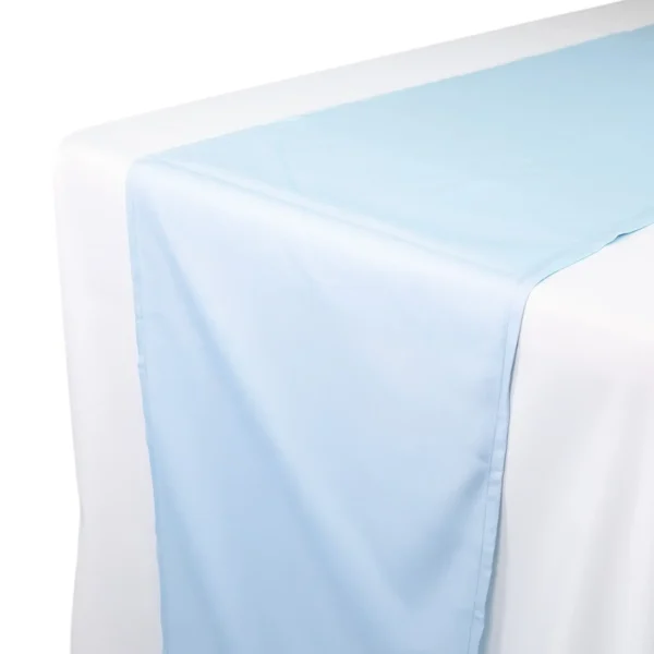 Insphire_Auckland_Hire-Linen Ice Blue Runner 4m