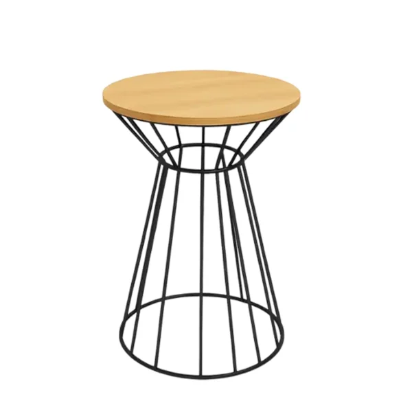 Insphire_Auckland_Hire-Wooden Top Standing Bird Cage Bar Leaner – Black