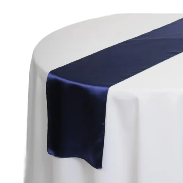 Insphire_Auckland_Hire_ Accent Navy Blue Satin