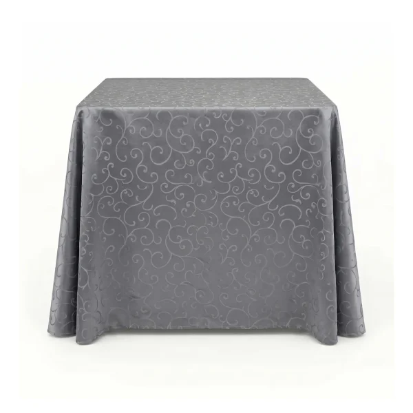 Insphire_Auckland_Hire_ Linen Square Silver Grey Swirl 90 2.3m