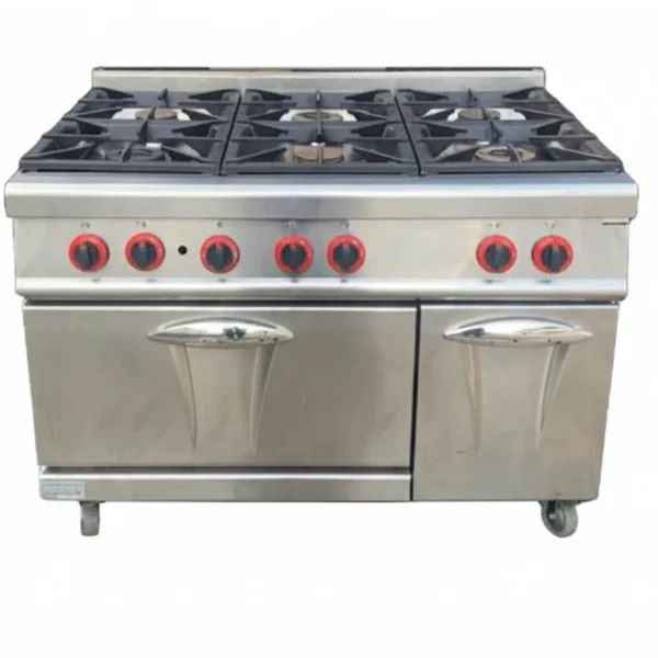 Insphire_Auckland_Hire_Appliences and Catering Equipment_6 Burner Gas Hob
